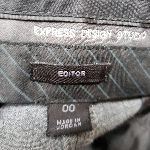 Express Design Editor Grey Heather Sz 00 Trouser - Picture 8 of 10